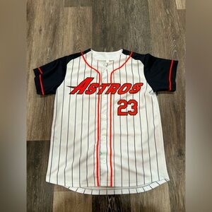 Boy’s YL Baseball Astros Jersey #23